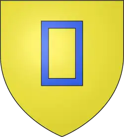 Сквозной гонт по центру щита