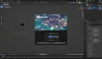 Скриншот программы Blender
