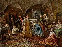 «Игра в жмурки», 1890-е гг. Частная коллекция