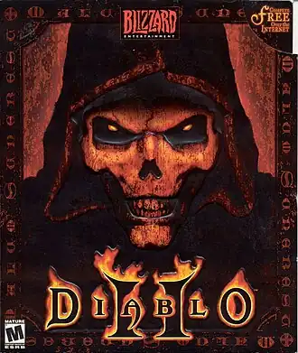 Обложка диска «Diablo II»