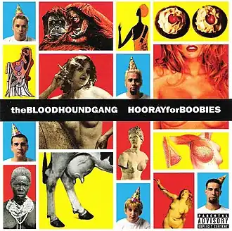 Обложка альбома Bloodhound Gang «Hooray for Boobies» (1999)