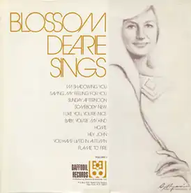 Обложка альбома Блоссом Дири «Blossom Dearie Sings, Volume I» (1973)