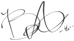 Изображение автографа