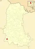 Расположение муниципалитета на карте провинции