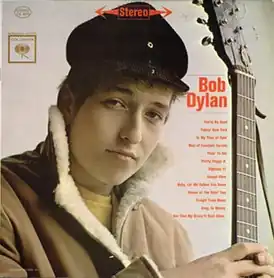 Обложка альбома Боба Дилана «Bob Dylan» (1962)