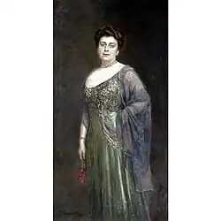 Портрет княгини Гагариной, 1911, холст, масло — частное собрание