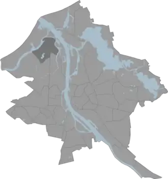 Болдерая на карте Риги