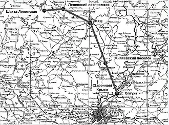 Схема прохождения железной дороги