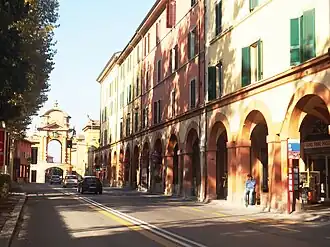 Подъезд к арке Мелончелло