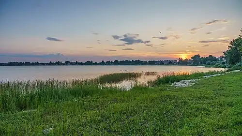 Бологое озеро на закате