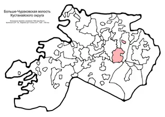 Больше-Чураковская волость на карте