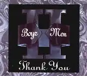 Обложка сингла Boyz II Men «Thank You» (1995)