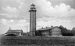 Маяк Брюстерорт, побережье Самбии (ок. 1910 года).Из фотографической коллекции «Музея города Кёнигсберг»