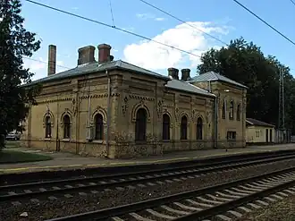 Здание станции «Военный госпиталь» (Браса), построенное в 1914 г.