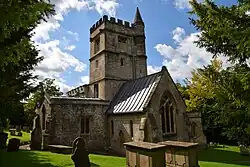 Приходская церковь Святого Иакова Великого (Браттон-Черч). Вид с востока (реконструкция). 1854. Браттон, Уилтшир