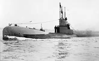 HMS R 3 в море