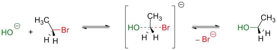 Гидролиз бромэтана