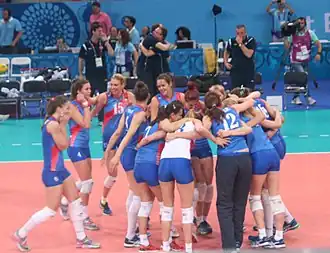 Сборная Сербии — бронзовые призёры