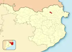 Расположение муниципалитета на карте провинции