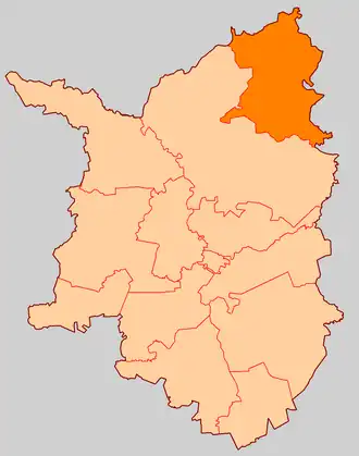 Будёновское сельское поселение на карте