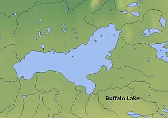 Карта озера Баффало