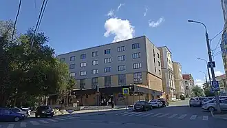 Корпус №2 Академии строительства и архитектуры (№12 СамГТУ), июль 2023 года