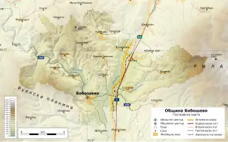 Община Бобошево на карте