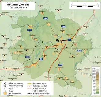 Община Дулово на карте