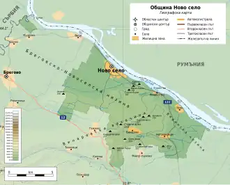 Община Ново-Село на карте