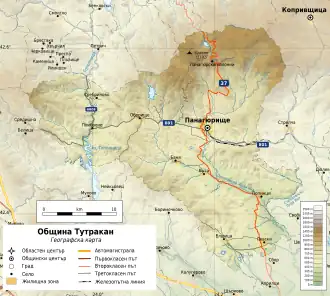 Община Панагюриште на карте