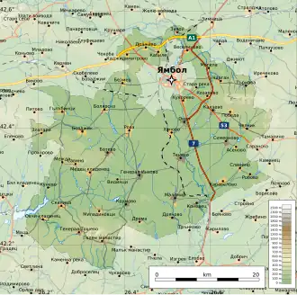 Община Тунджа на карте