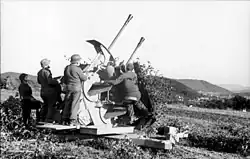 3,7&nbsp;cm FlaK-Zwilling&nbsp;43 в&nbsp;Северной Франции, июль-сентябрь 1944&nbsp;года.