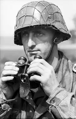 Штальхельм с маскировочной сеткой