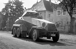 Sd.Kfz. 231 (6-Rad) на манёврах 9-го армейского корпуса. 1935 год