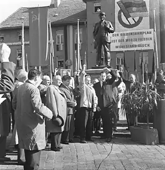 Памятник Ленину в Айслебене, 1959&nbsp;г.