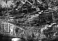 Завод  во время Сталинградской битвы. Съёмка Люфтваффе 17 октября 1942 года