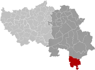 Расположение муниципалитета на карте провинции