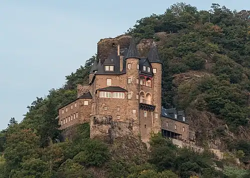 Вид замка с юго-запада