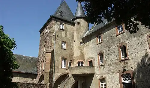 Вид верхнего замка