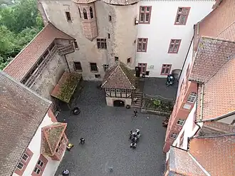 Внутренний двор замка