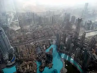 Вид со смотровой площадки 148-го этажа