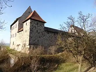 Вид замка с восточной стороны