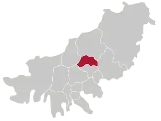 Тоннэгу на карте