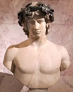 Бюст Антиноя. II в. н.э. Санкт-Петербург, Эрмитаж