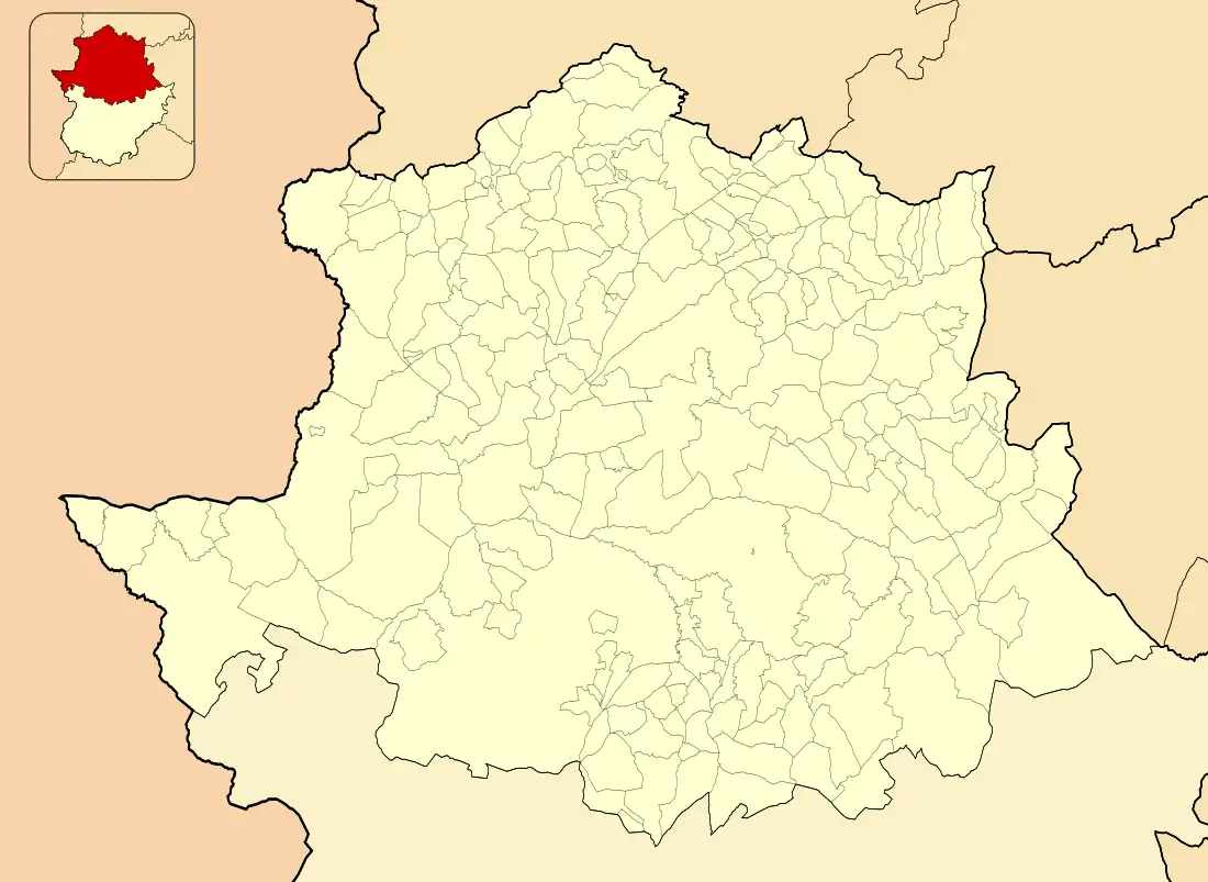 Карраскалехо на карте