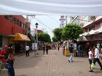 Пешеходная улица в Эройка-Карденасе