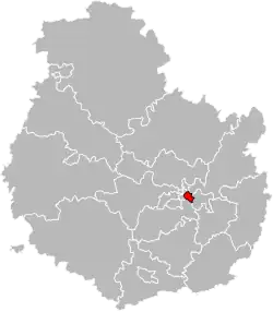 Дижон на карте