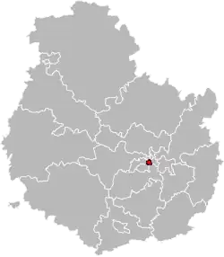 Дижон на карте