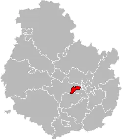 Дижон на карте