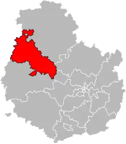 Монбар на карте